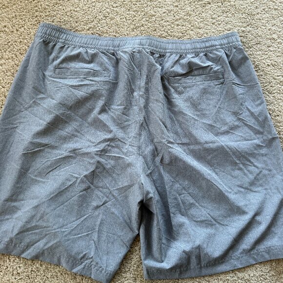 Mens ADIDAS GOLF Shorts elastic waist drawstring XXL Grey - Picture 4 of 4